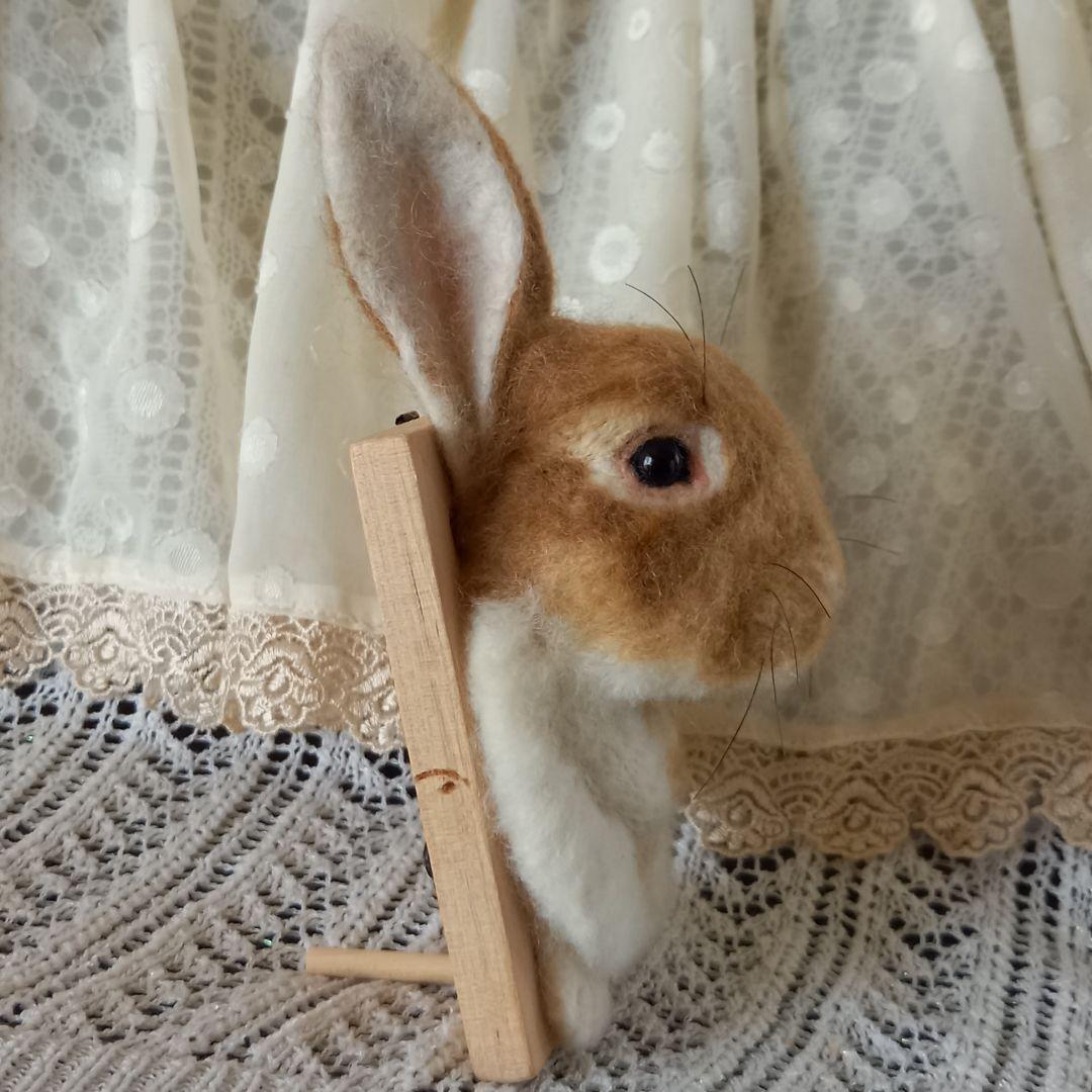 専用出品 うさぎフレーム うちのこ オーダーメイド 羊毛フェルト ハンドメイド