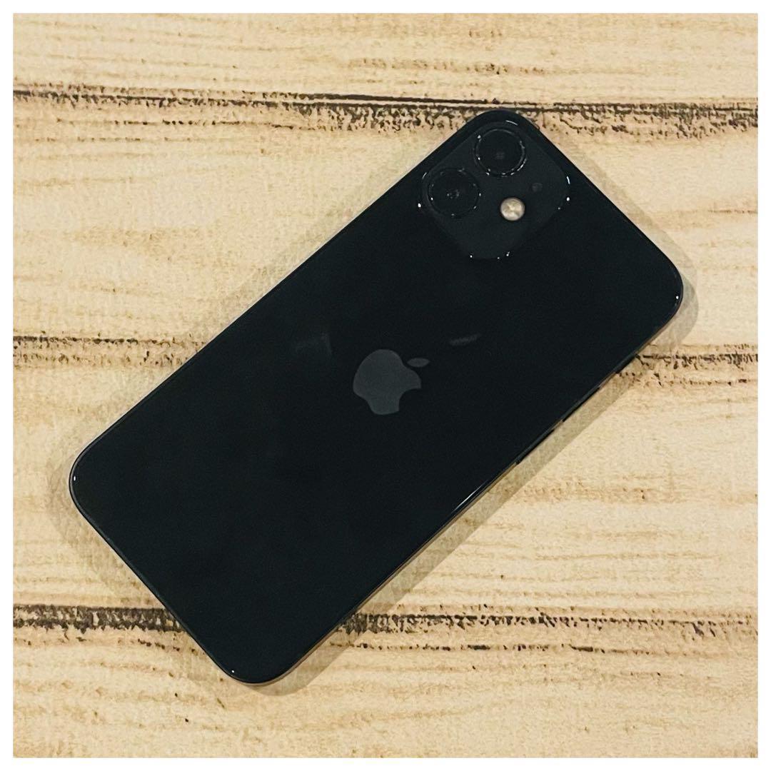 【動作良好】iPhone12mini ブラック 128GB SIMフリー 本体