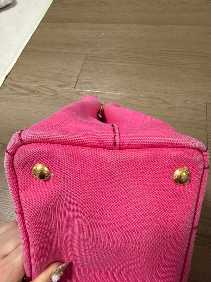 【PRADA】年末セール♡カナパトート♡ピンク♡最終値下げ☆