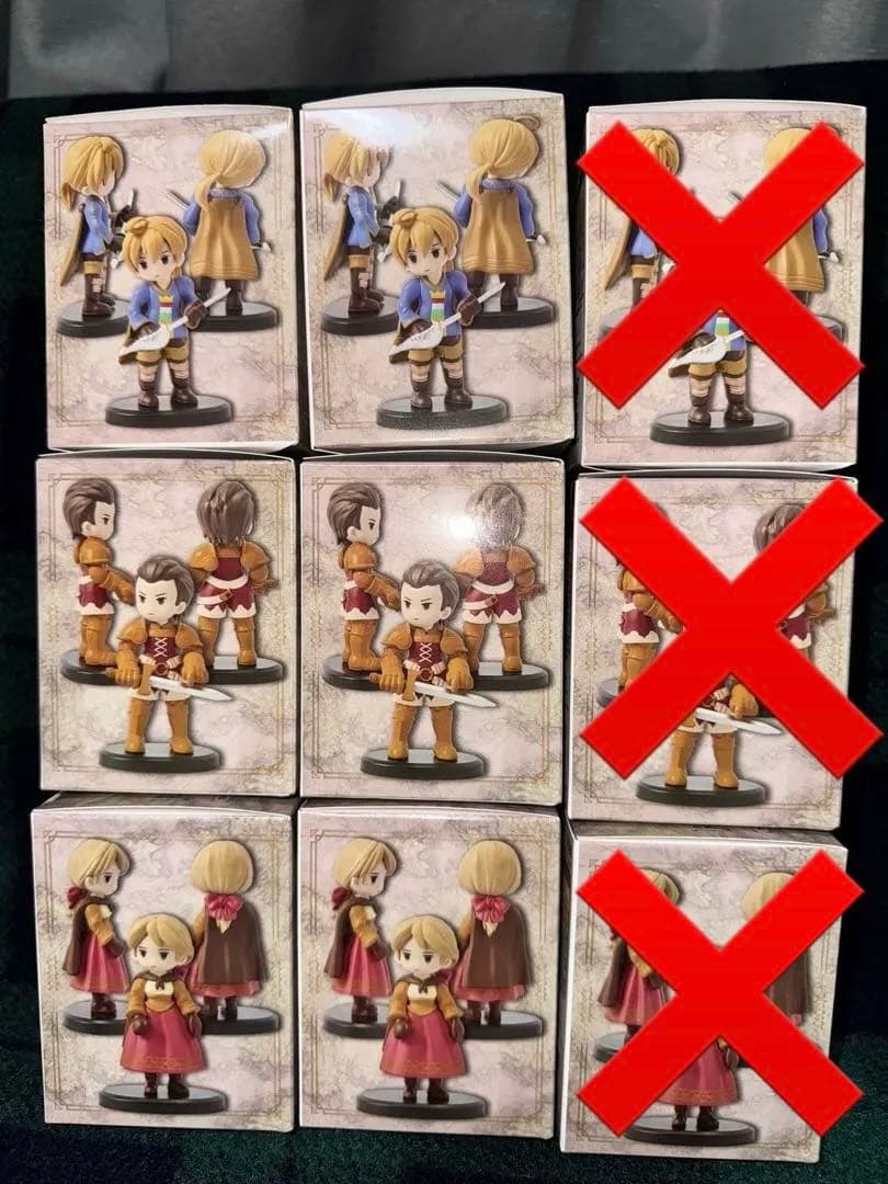 ファイナルファンタジータクティクス ミニチュアフィギュアコレクション　2セット