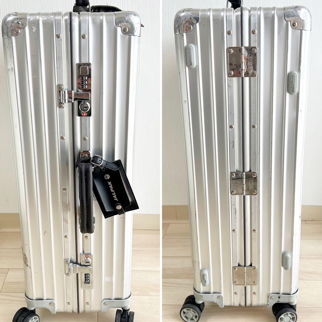 リモワ　廃盤モデル　クラシックフライト　63L 大容量　希少　ジュラルミン　4輪