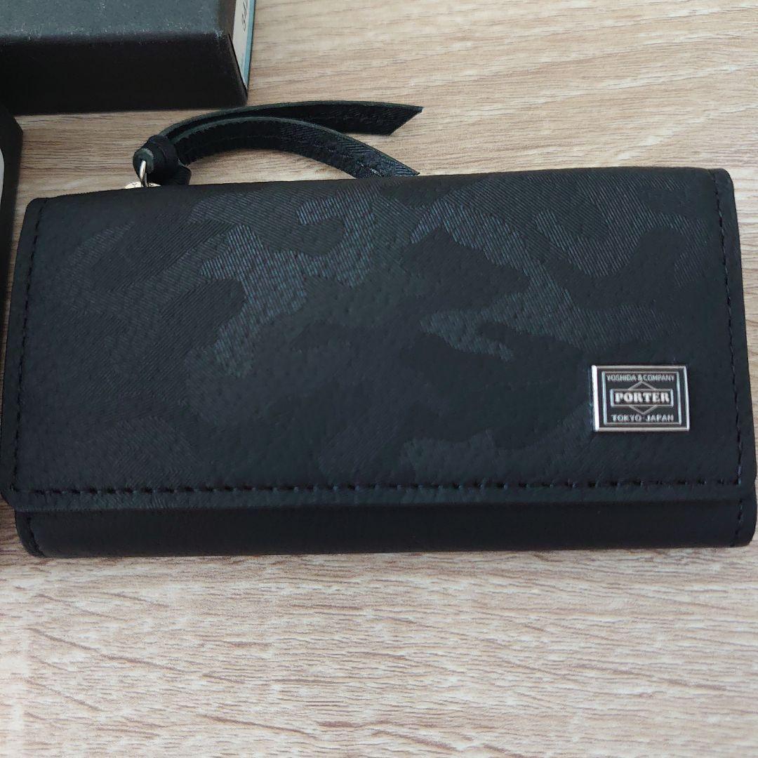 新品　PORTER キーケース　ケース　ワンダー　迷彩　ブラック