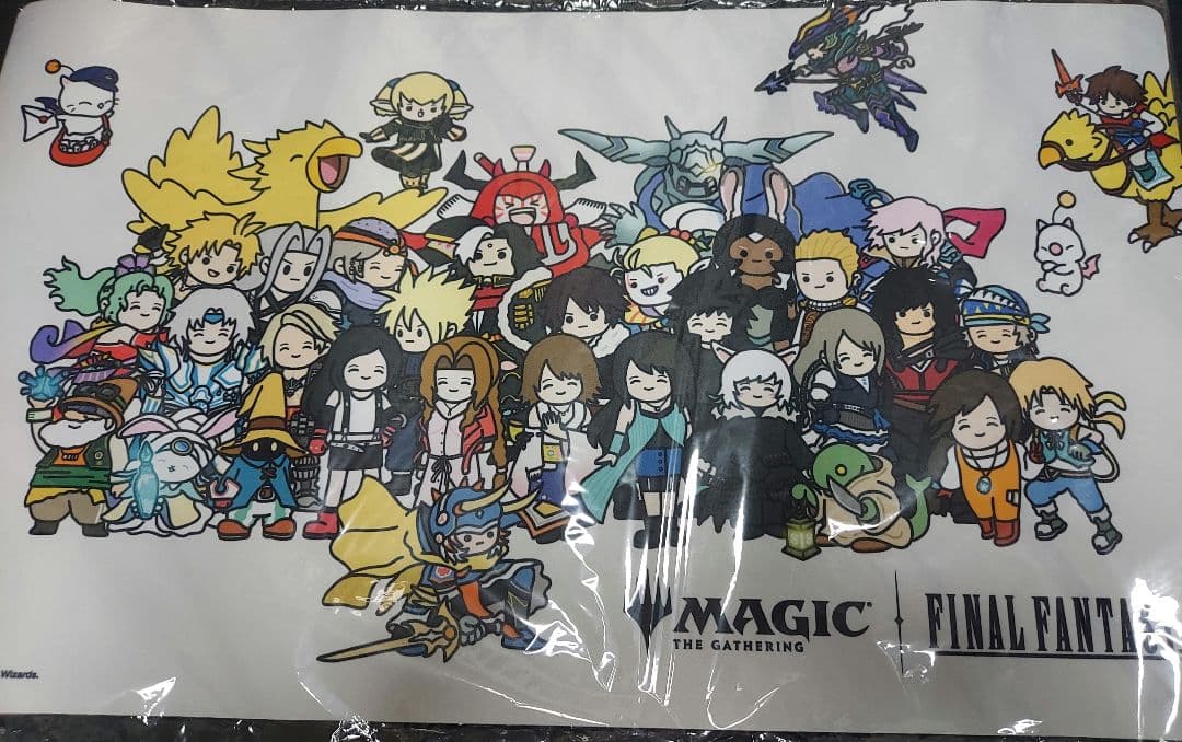 mtg 非売品 ff コラボ 限定 ちびキャラプレイマット fin