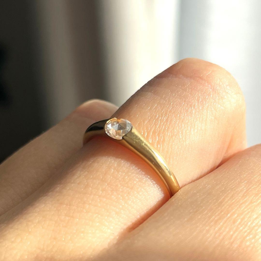 オレフィーチェ　オリビアリング　K18 イエローゴールド ダイヤモンドリング