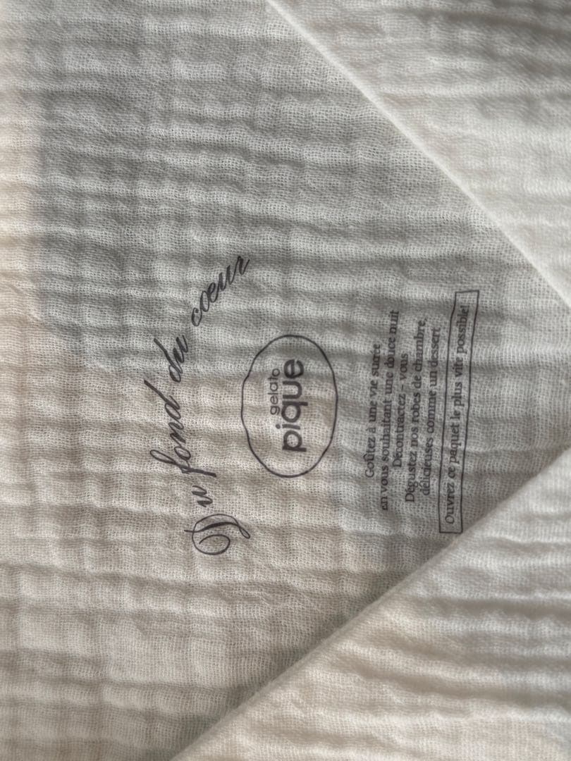 ジェラート ピケ　　マタニティガーゼワンピース