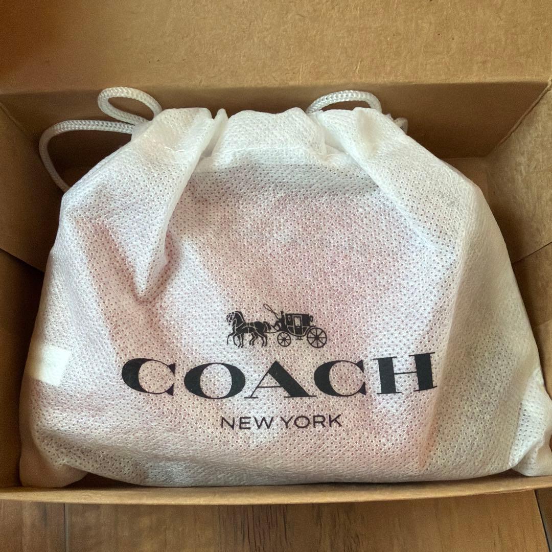 COACH レザー ケース レッド