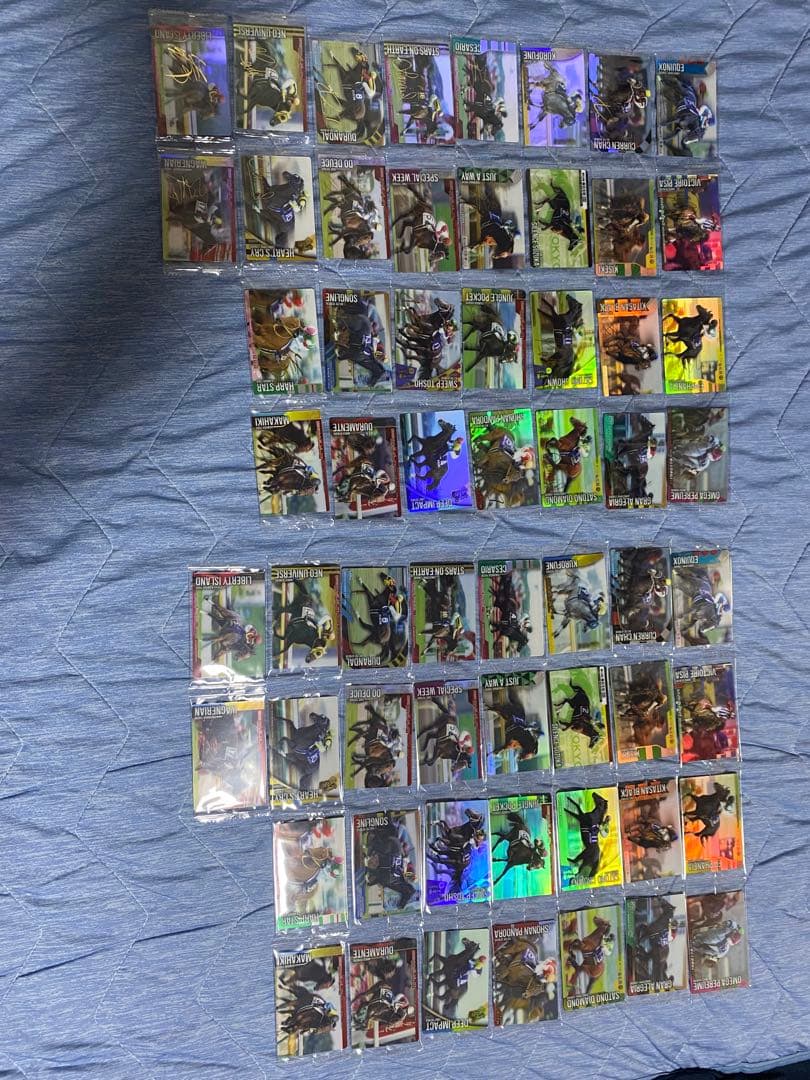 サラブレッドホースコレクション　金箔サイン、ノーマルコンプリートセット