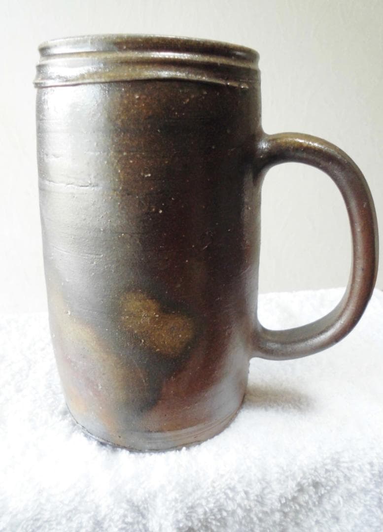 ■　窯出し 直買い品　備前焼作家 / 大谷敬二郎 作　ビールマグ 大 ・B　■