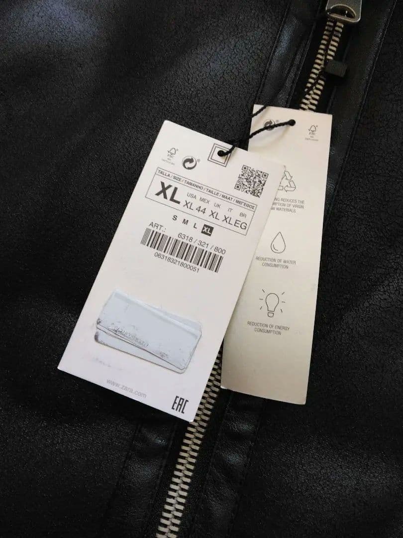 【新品!!】ZARA DoubleFace Jacket 黒 XL