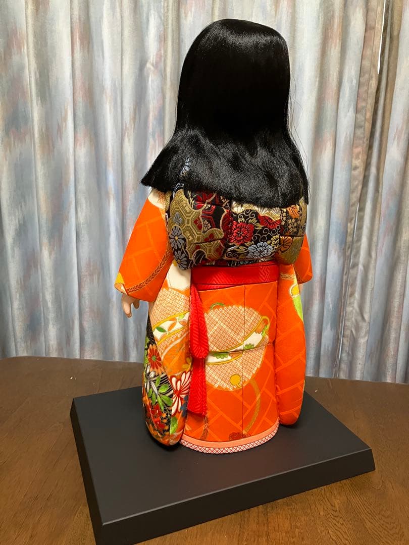人形の町岩槻の職人さん製作 和装女児 木目込人形 箱入り