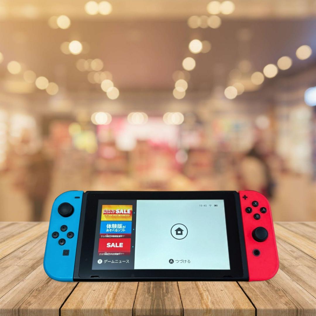【美品】Nintendo Switch本体（箱・付属品完備）