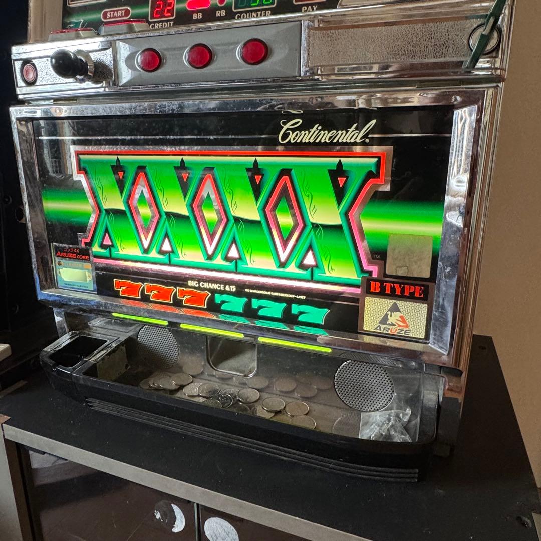 4号機コンチ4X メダル仕様 実動　機械割166%規制マシン　アルゼ ARUZE