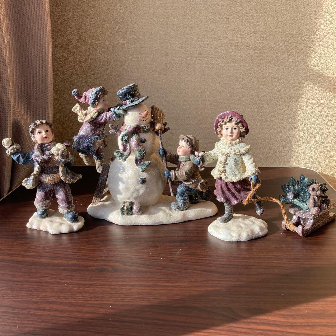 キリスト誕生　スノーマン　オブジェ　カークランド