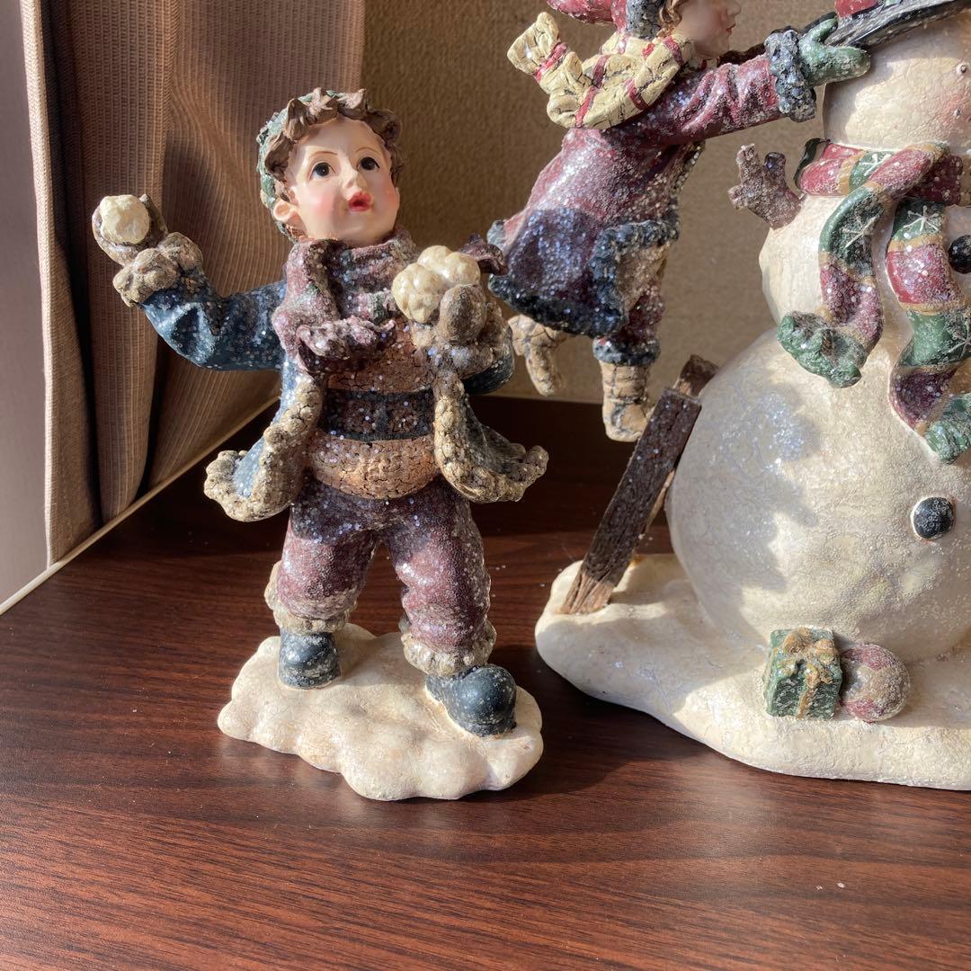 キリスト誕生　スノーマン　オブジェ　カークランド