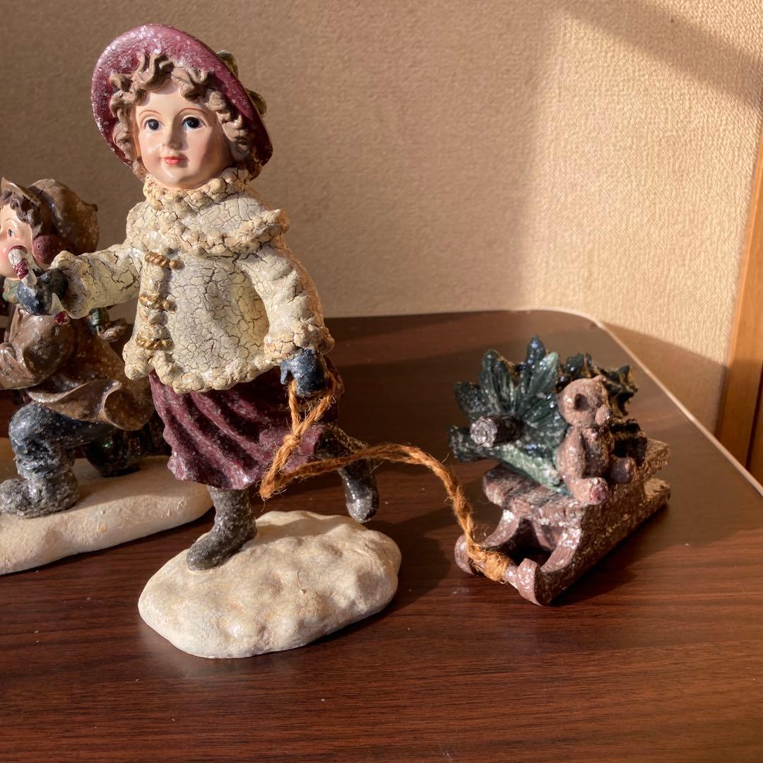 キリスト誕生　スノーマン　オブジェ　カークランド