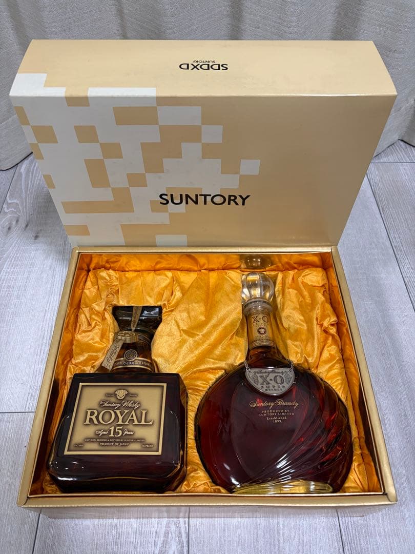 SUNTORY  15 & XO 2本セット　新品未開栓