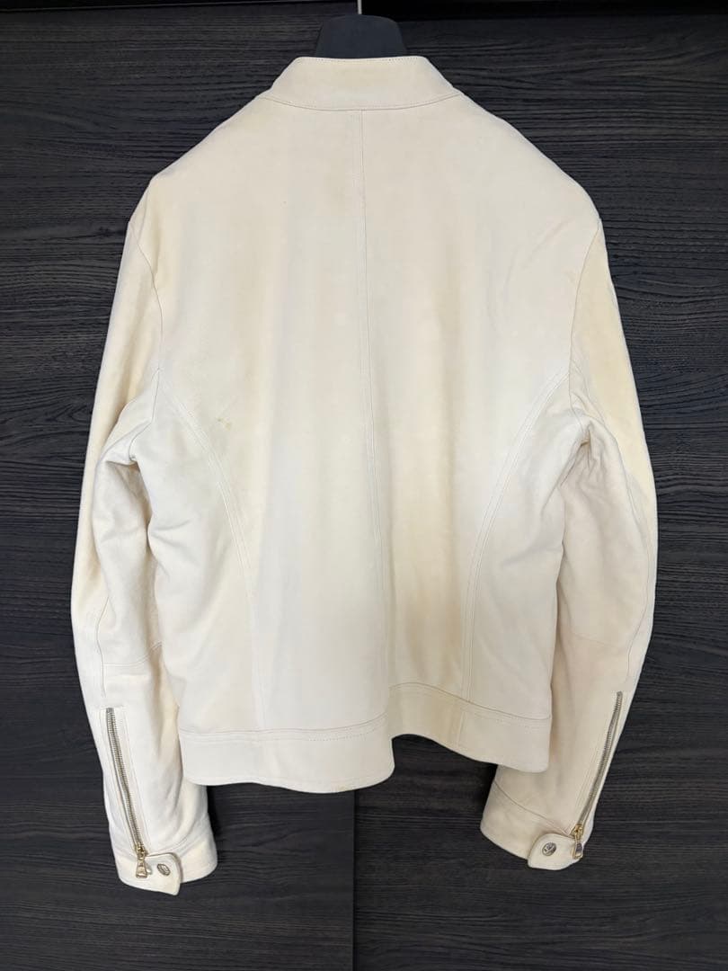 【やまさん専用】エンメティアンドレア白×ゴールド　スエード　B.R.SHOP別注