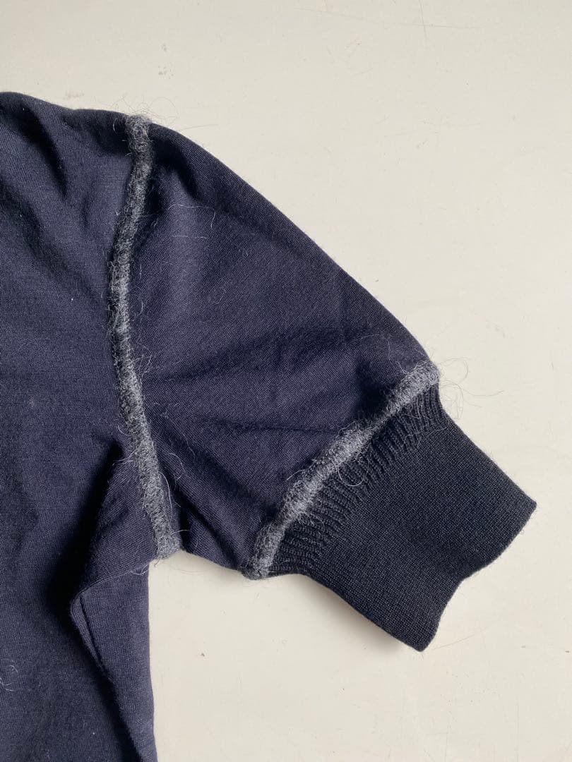 ダークネイビー 半袖ポロシャツ