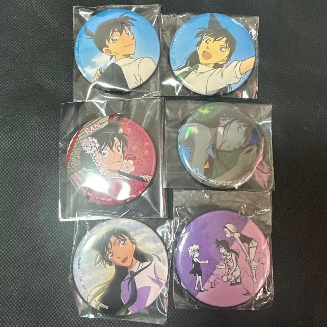 名探偵コナン　毛利蘭　缶バッジ　新撰組　お昼寝　トムス　ガチャ　北栄町