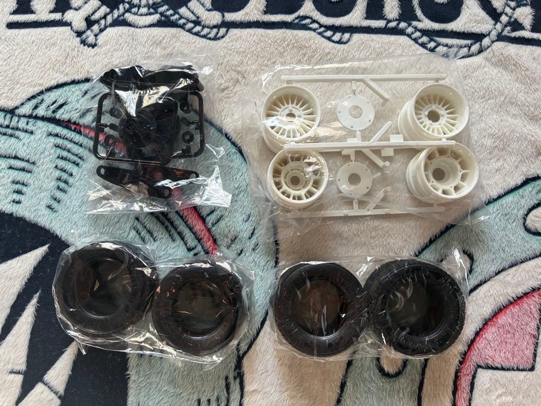 タミヤ Honda シティターボ タイヤ+ホイール + Kパーツ