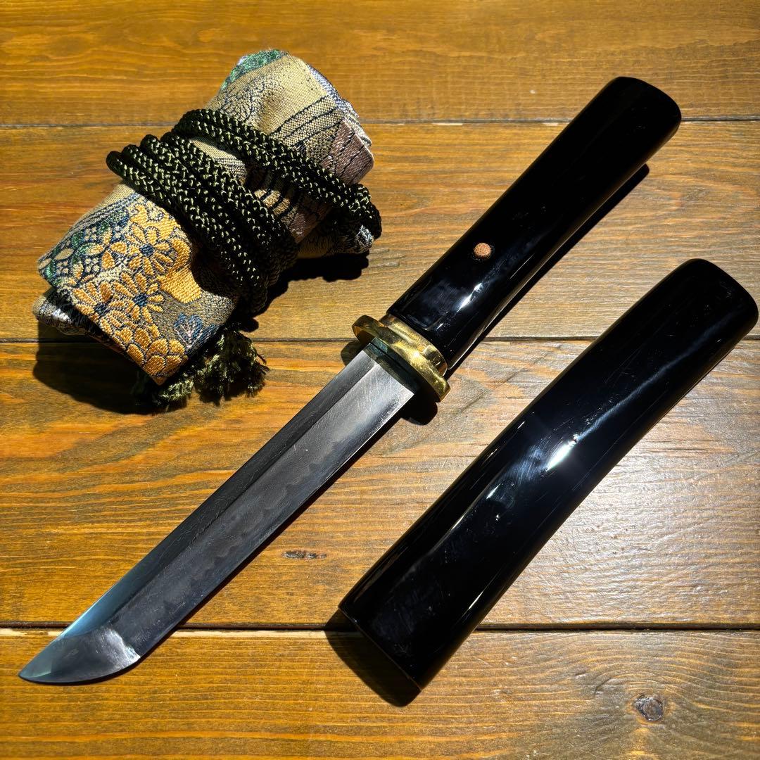 日本刀残欠クラフトナイフNo.88 国吉 黒鞘