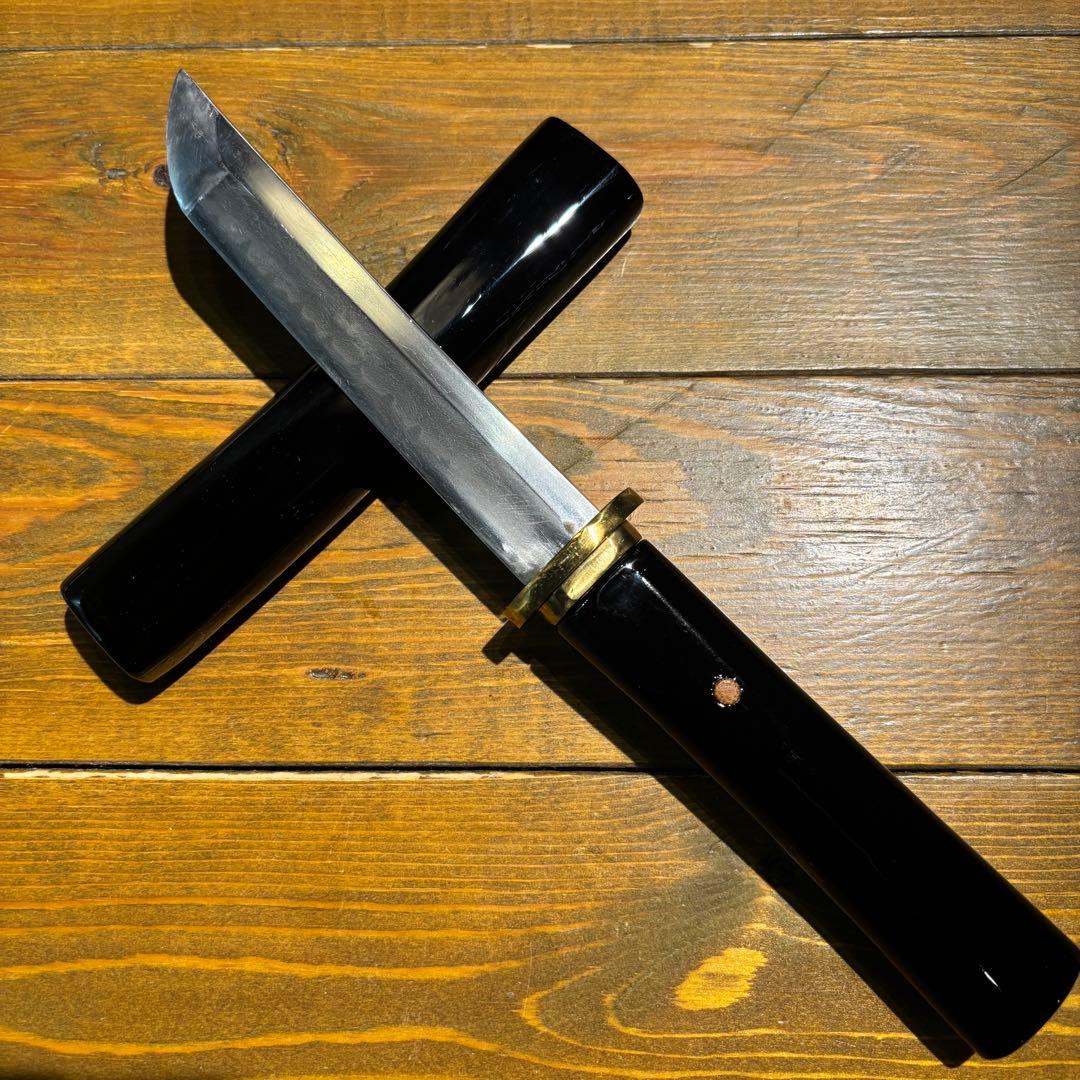 日本刀残欠クラフトナイフNo.88 国吉 黒鞘