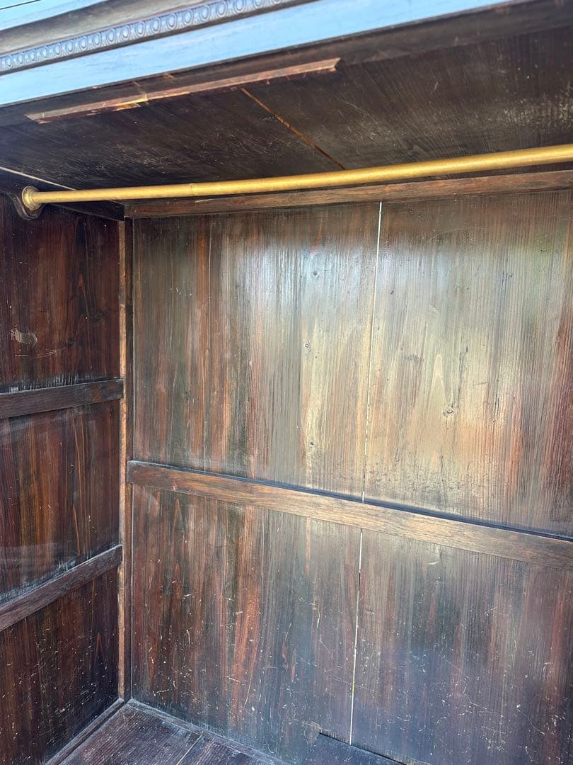 瞬間的値下げ❗️アンティーククローゼット箪笥洗浄済み！100年以上前！