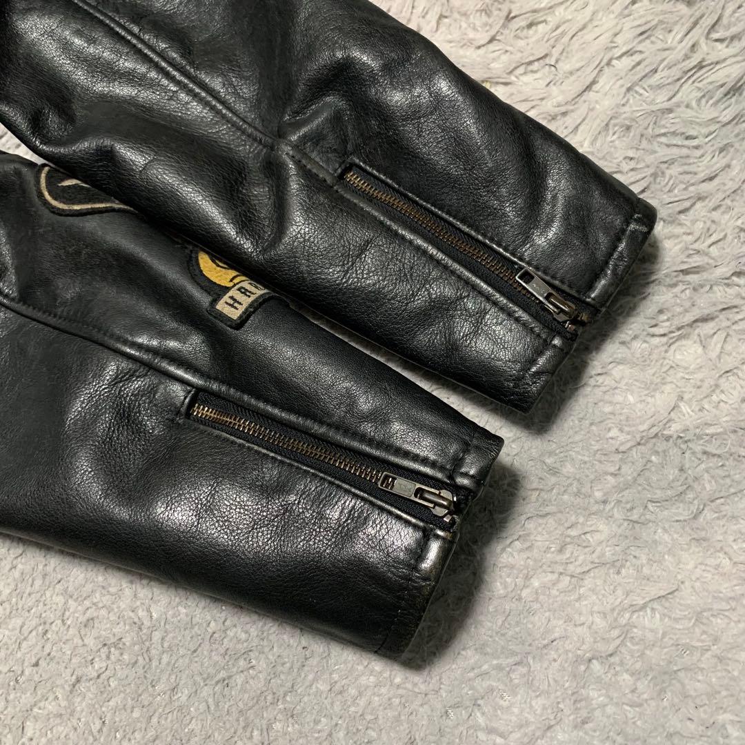 美品 HARLEY DAVIDSON シングルライダース レザージャケット