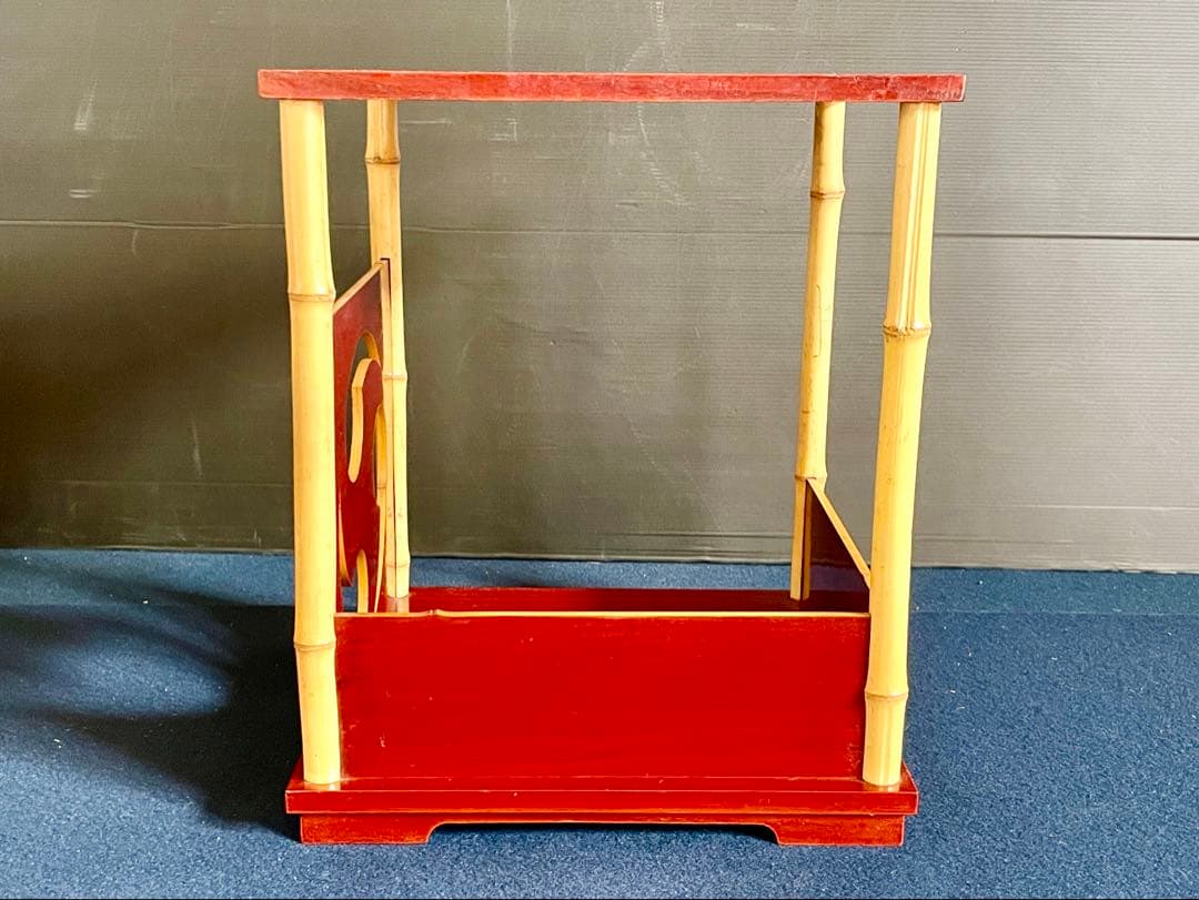 割引❣️「母」裏千家 圓能斎好写 巴棚 一斎 共箱 茶道具 （1015あ巴）