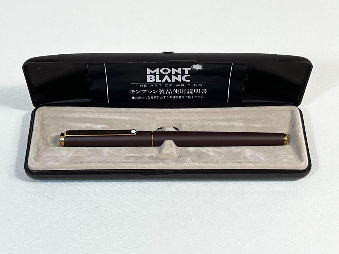 超絶希少★モンブラン・スリムライン万年筆 幻の新品未使用で貴重なボルドー・ボディ
