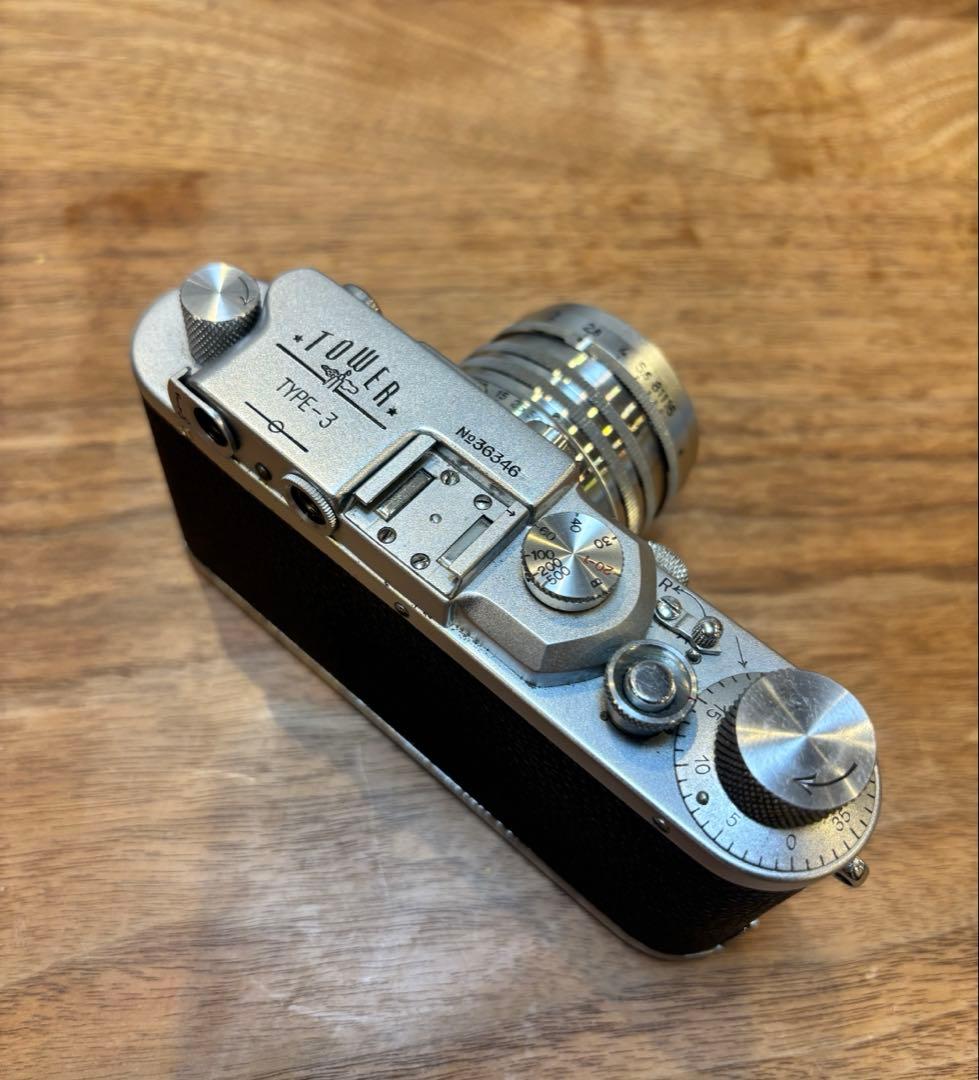 バルナック　tower type-3 NIKKOR レンズ付