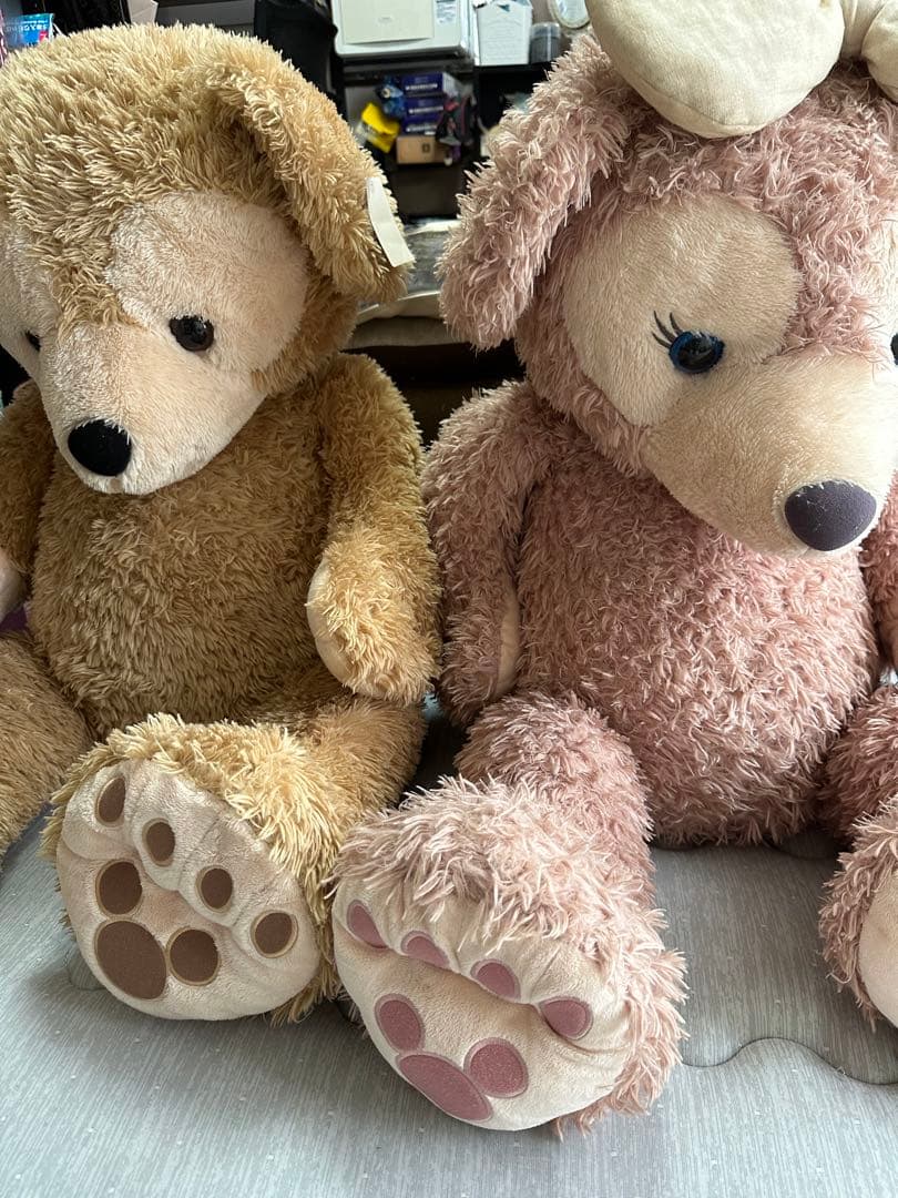 【最終お値下げ】ディズニー 特大サイズ白タグダッフィーとシェリーメイ