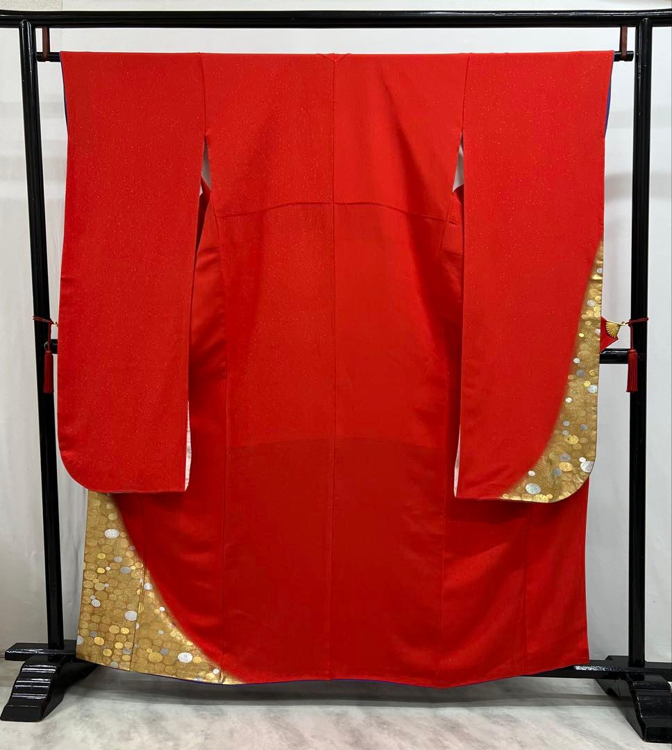 堀省平　振り袖　フルセット　長襦袢　成人式　金彩加工　銀通し　落款入り　657