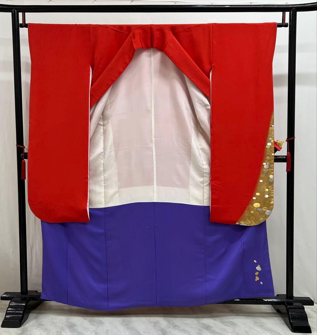 堀省平　振り袖　フルセット　長襦袢　成人式　金彩加工　銀通し　落款入り　657