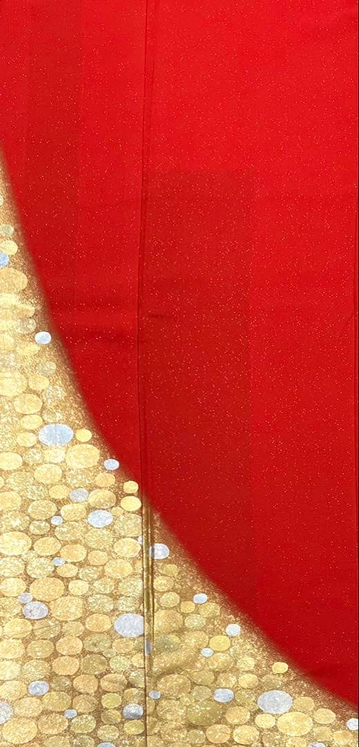 堀省平　振り袖　フルセット　長襦袢　成人式　金彩加工　銀通し　落款入り　657