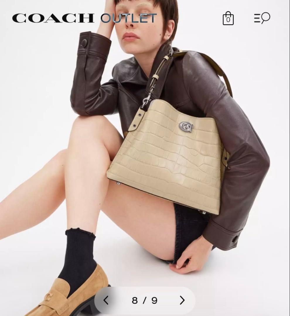 【未使用✴︎注意事項有】コーチ ウィロウ ショルダーバッグ