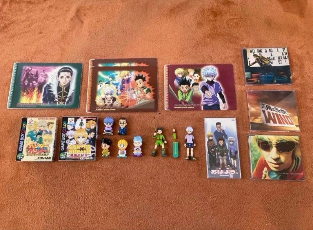 旧アニメ　HUNTER×HUNTERグッズまとめ売り　トレカ　フィギュア　CD