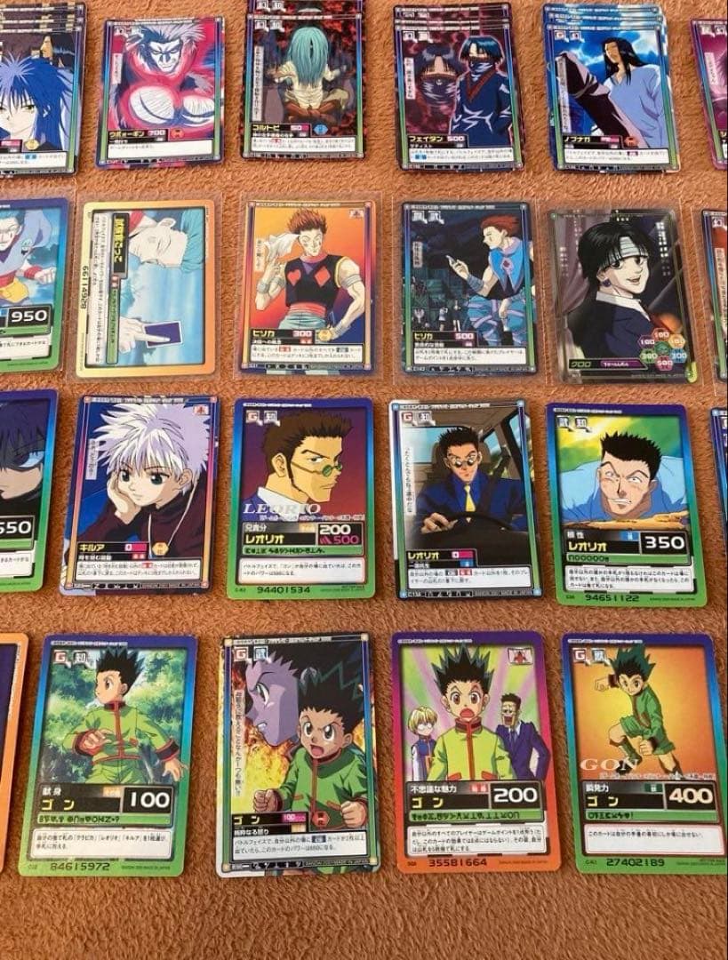 旧アニメ　HUNTER×HUNTERグッズまとめ売り　トレカ　フィギュア　CD