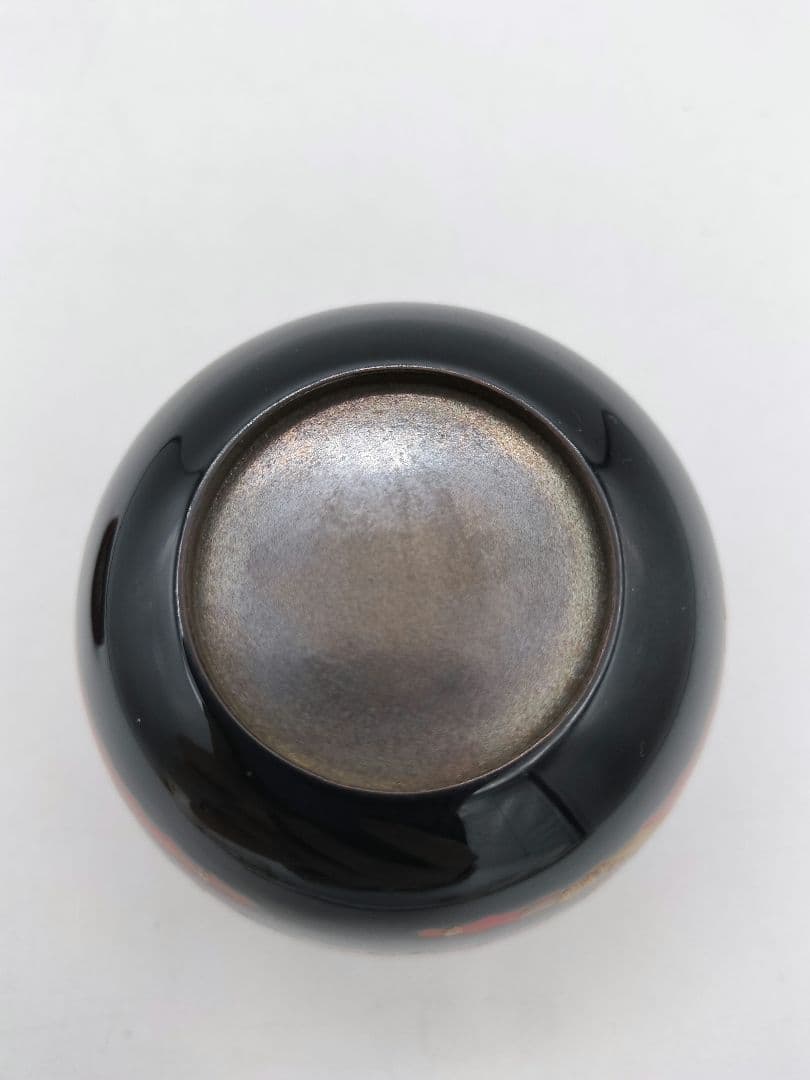 c448 中棗 蓬莱蒔絵 内銀溜 前畠春斎 木箱 茶道具 古物