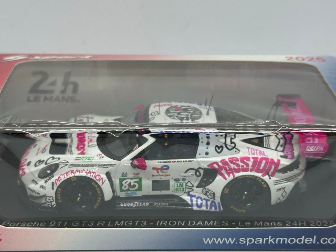 スパーク 1/43 アイアン デイムス ポルシェ 911 GT3R LMGT3