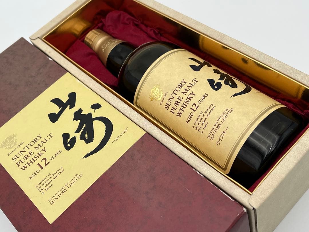 【古酒】サントリー ウイスキー 山崎12年 ピュアモルト 華 750ml