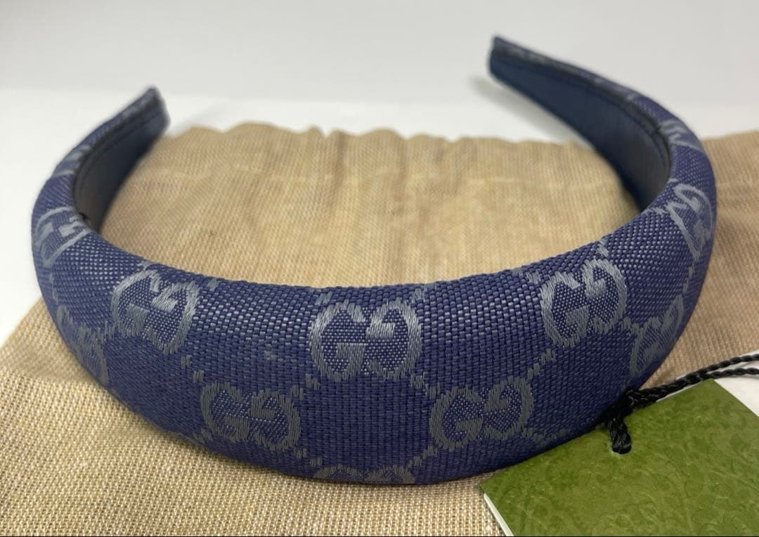 GUCCI (グッチ )GGキャンバス ヘアバンド カチューシ