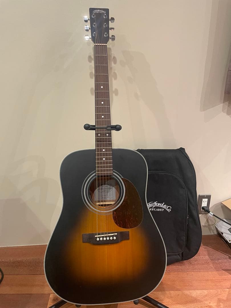 Stafford & Co.アコギタSF-3D/BS(ギターケース付)
