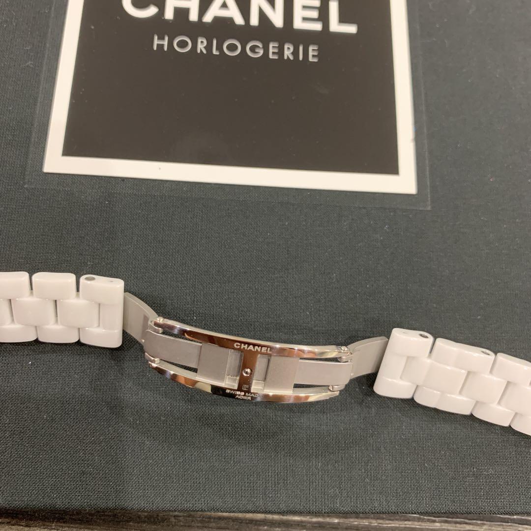 専用CHANEL j12 純正　セラミックベルト　正規品　レディース　33ミリ