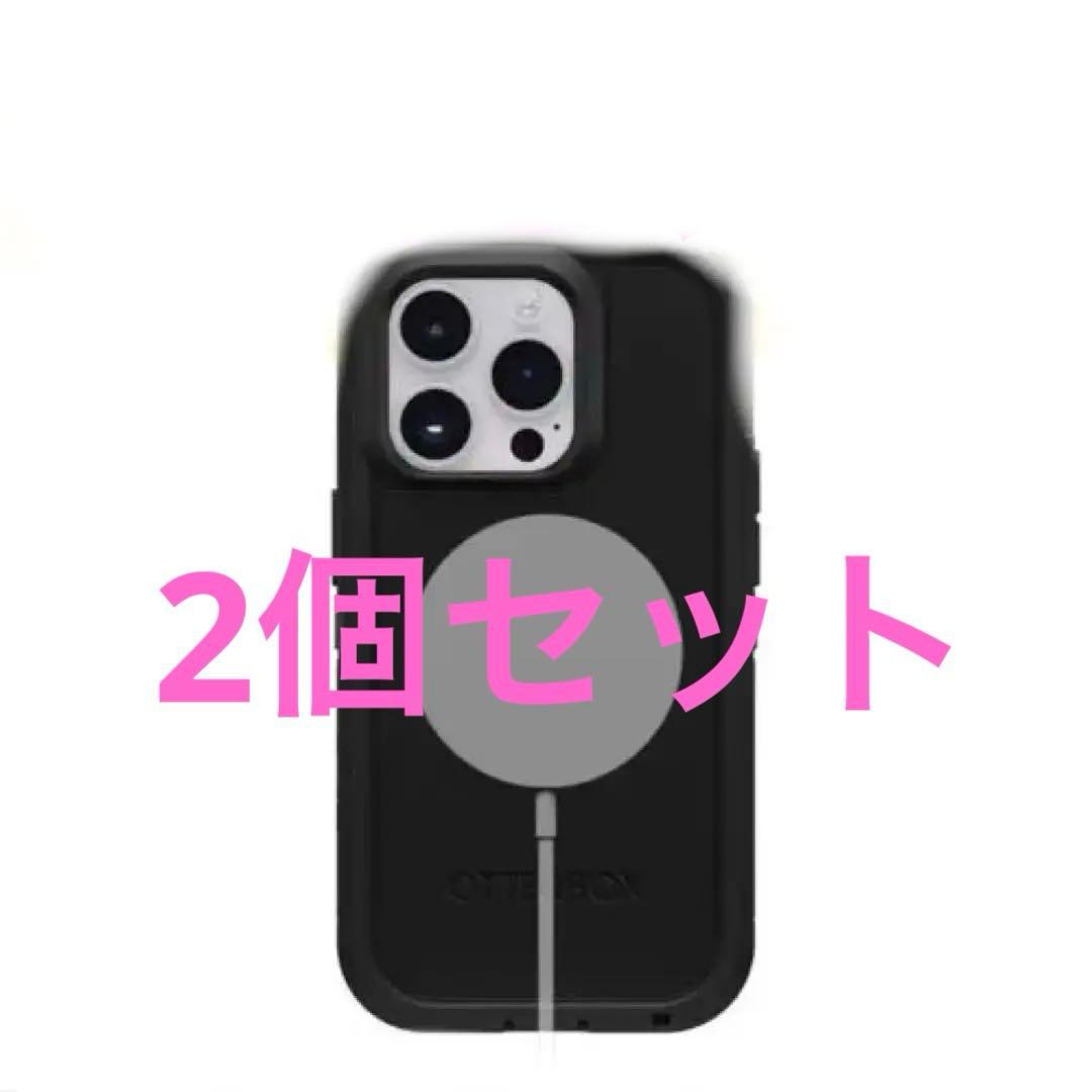 OtterBox iPhone14ProMax用耐衝撃ケース 黒×2個