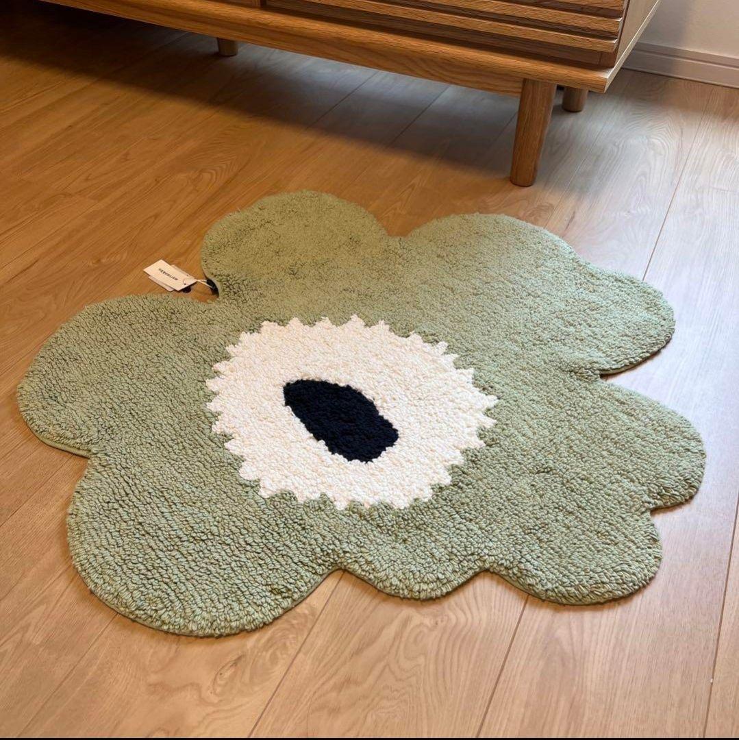 新品未使用 Unikko ウニッコ marimekko バスマット ラグ