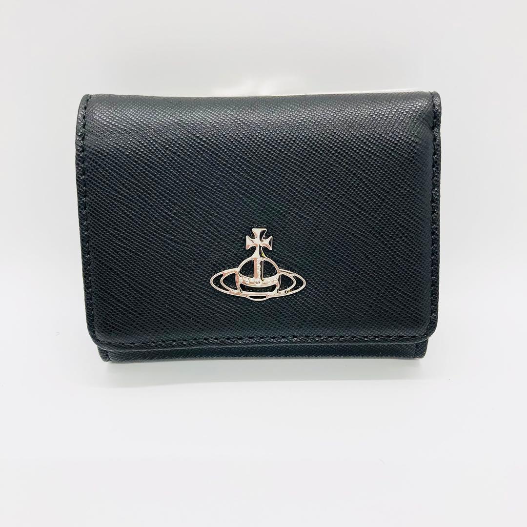 Vivienne Westwood 　三つ折り財布 　ブラック(新品・未使用)