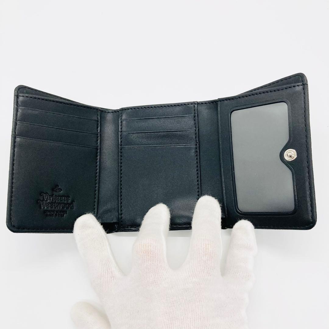Vivienne Westwood 　三つ折り財布 　ブラック(新品・未使用)