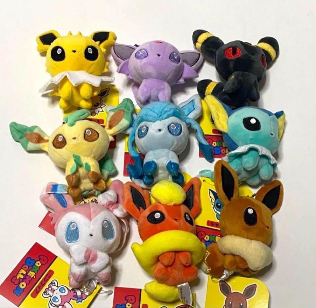 稀少 もっちりマスコット ポケモンドールズ イーブイズ 9点セット