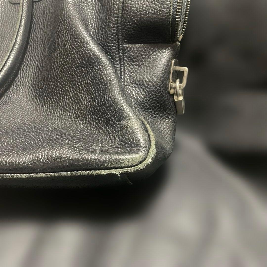 JIL SANDER ビジネスバッグ 黒 レザー